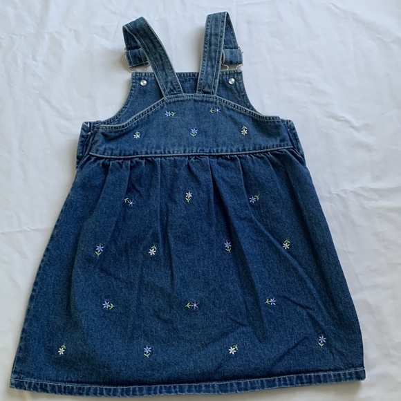 GREEN DOG Little Girls size 4T overall demin jumper. - Picture 2 of 6